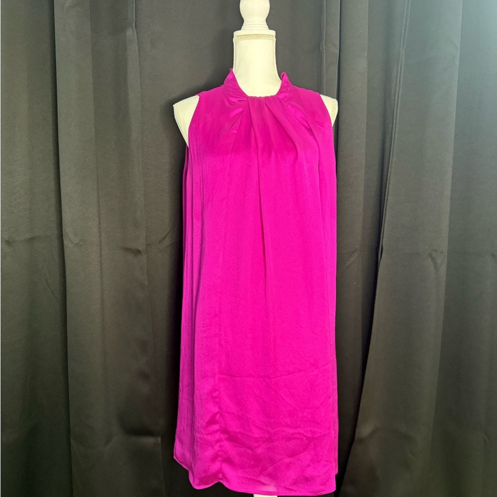 Mango Vibrant Pink Mini Dress